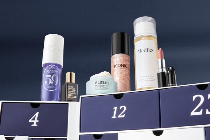 A sneak peek inside the LookFantastic Advent Calendar