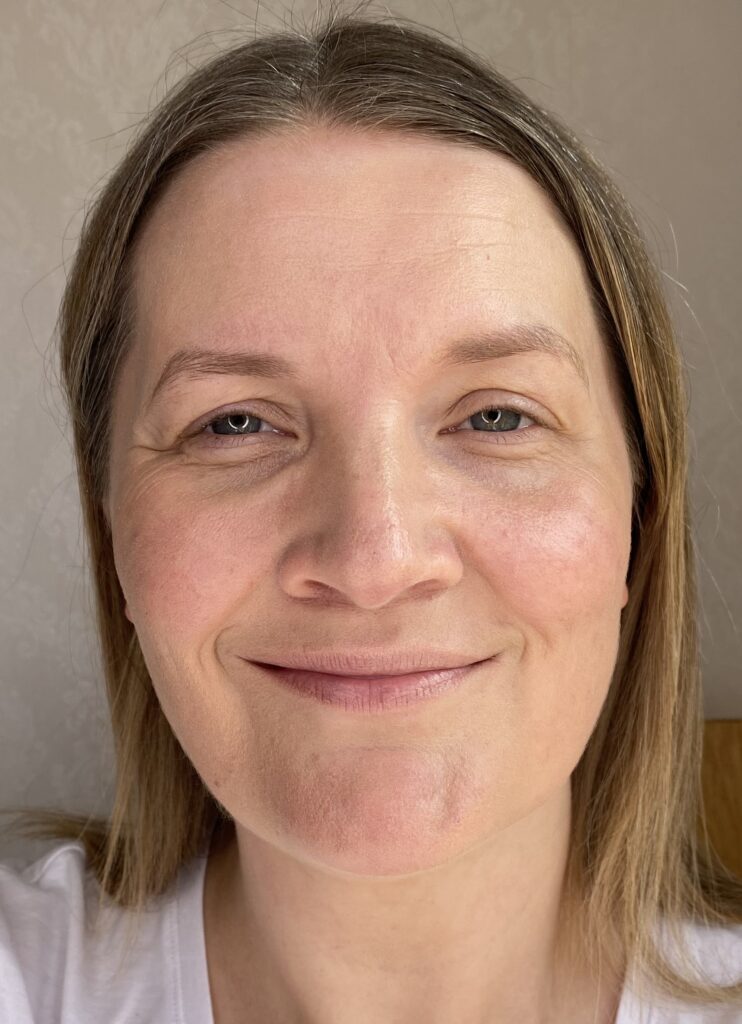 After face image using Sculpted by Aimee Tint and Glow in shade 4