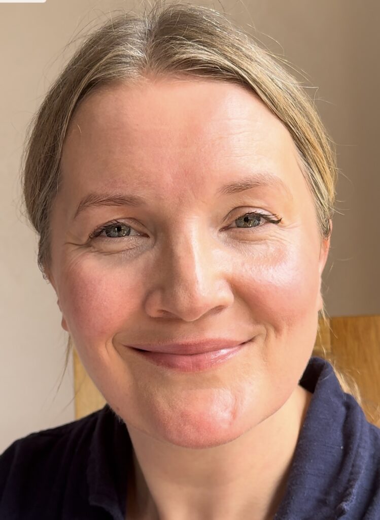 Wearing a full face of makeup with the Milk Makeup Future Fluid Creamy Concealer in shade 2C