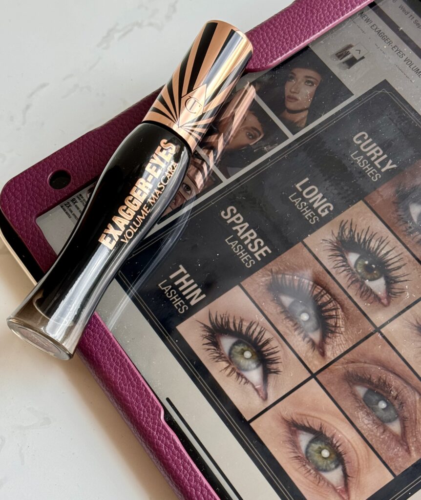 Charlotte Tilbury Exagger-Eyes Volume Mascara - black and gold packaging