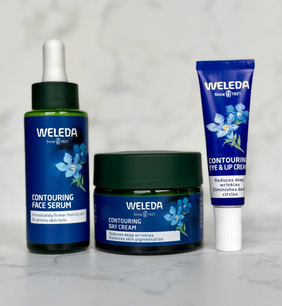 Weleda Blue Gentian and Edelweiss collection of skincare products