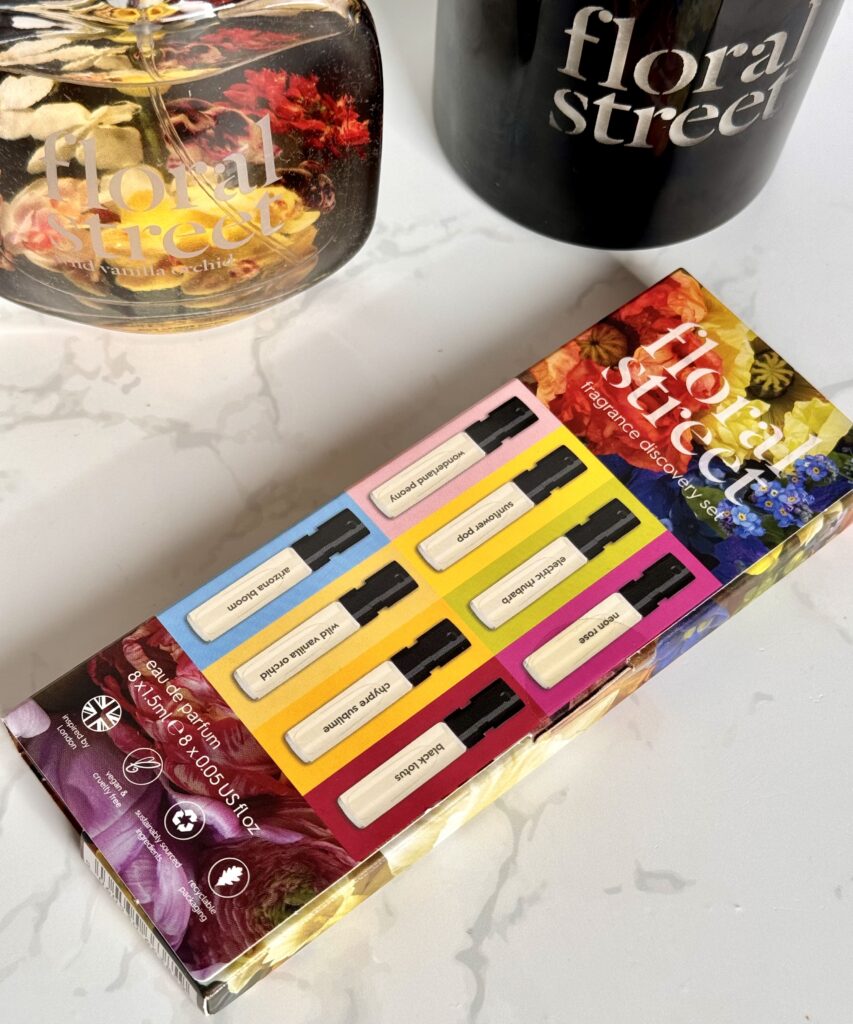 Floral Street Discovery Set with candle and perfume bottle