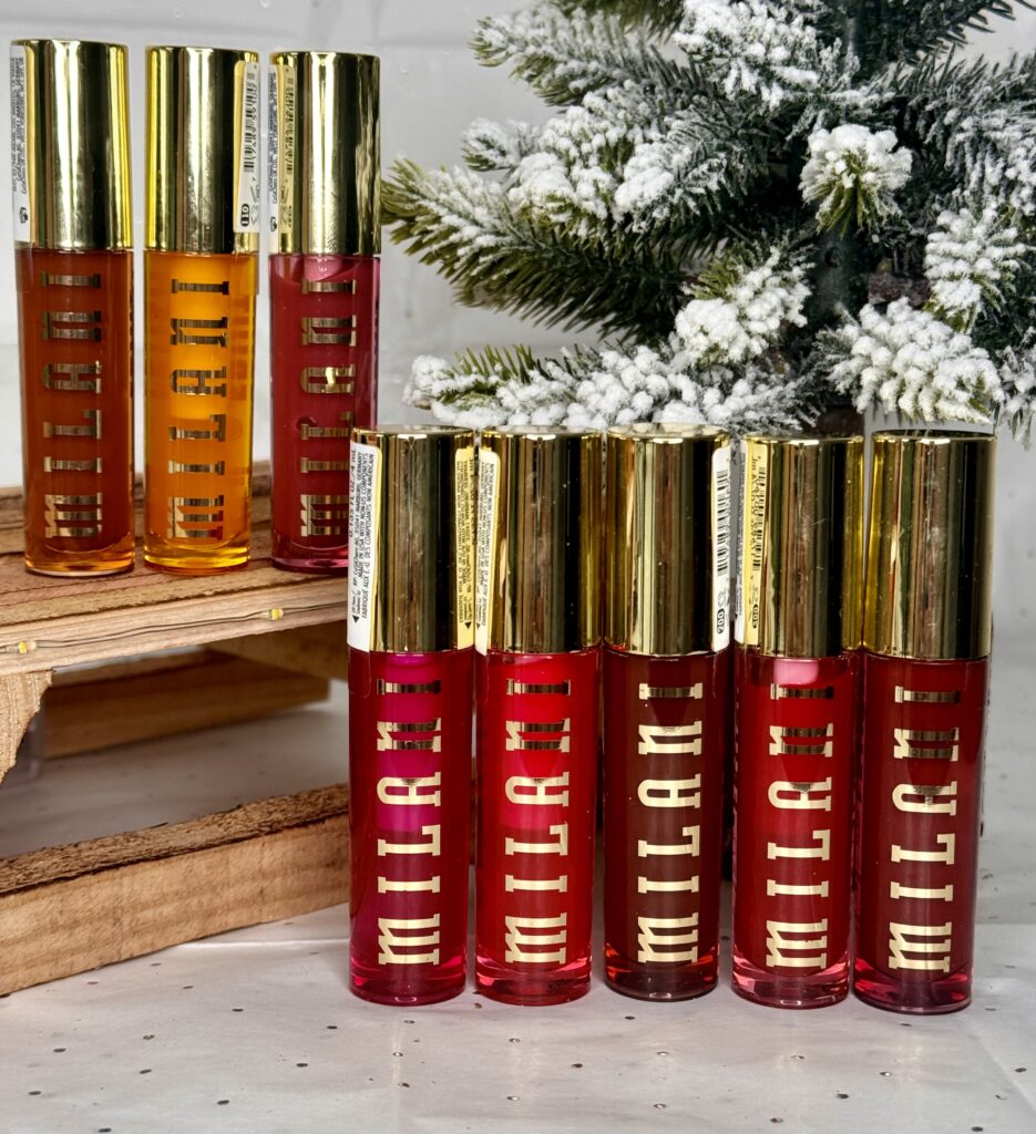 Milani Lip Oils in a variety of shades