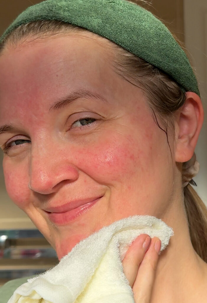 Easy removing of the cleanser