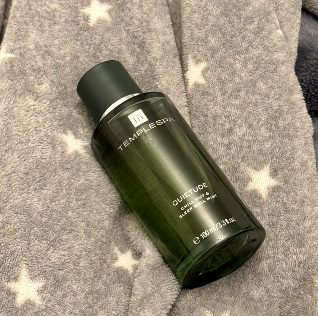 Temple Spa Quietude on bed
