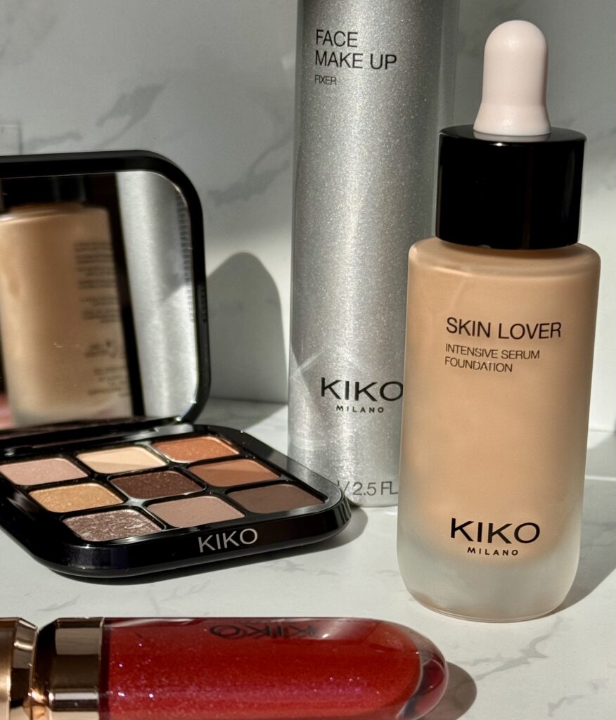 Kiko Milano products including the Skin Lovers Serum Foundation