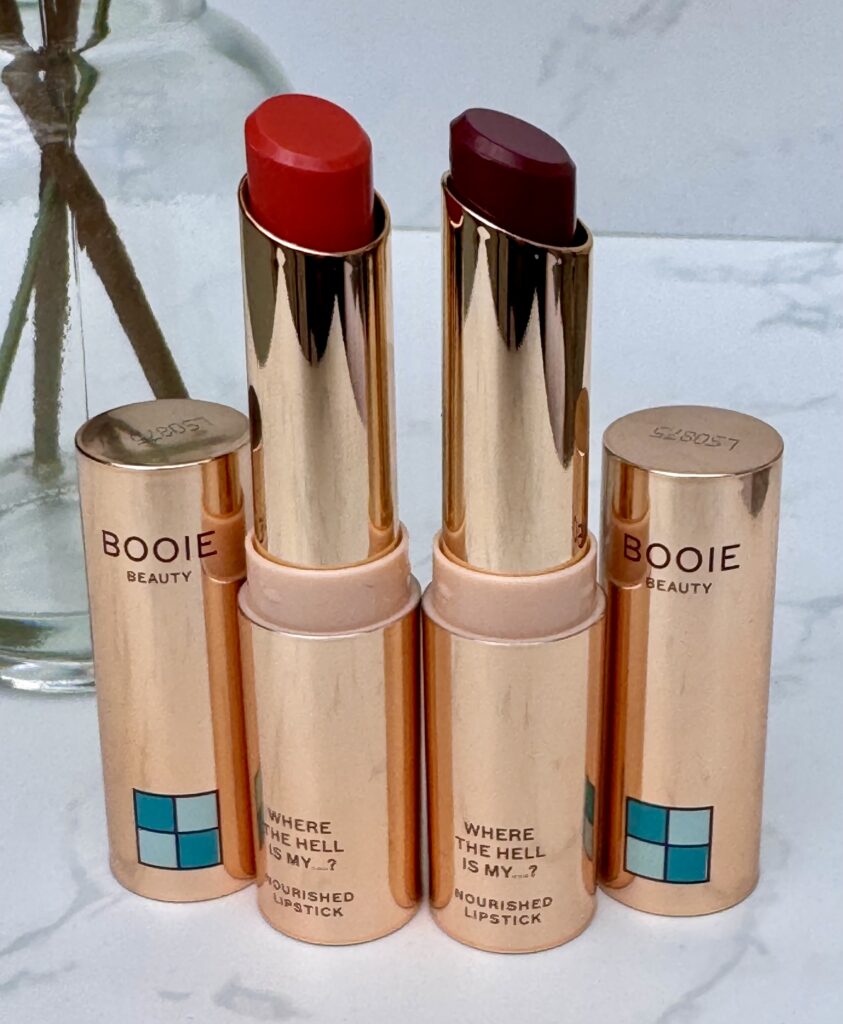Packaging of Booie Beauty Where The Hell Is My...? open showing the new shades