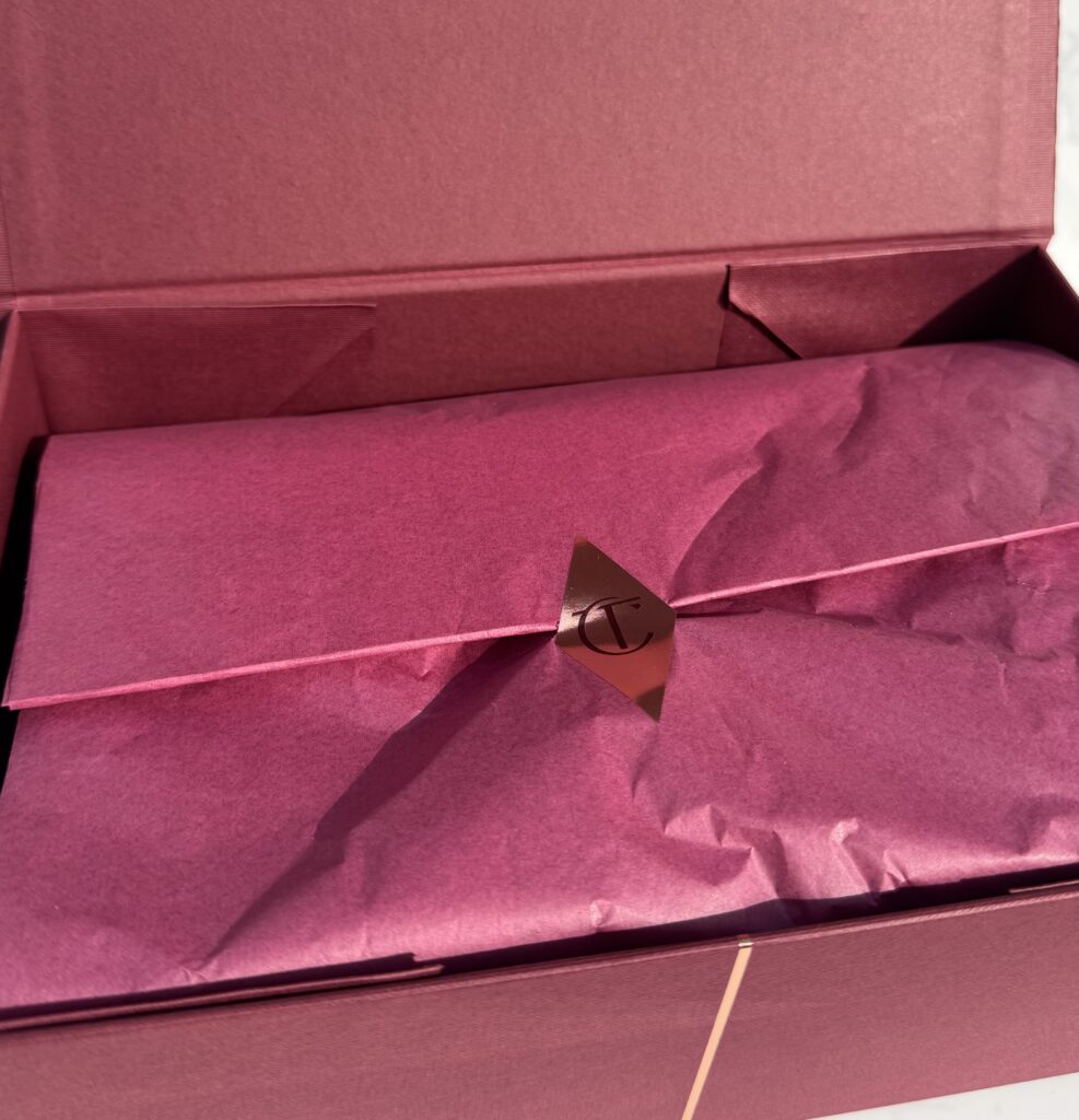Inside of the Charlotte Tilbury Mystery Boxes