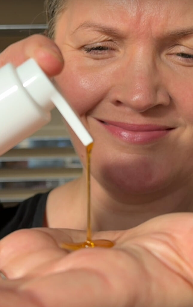 The pump applicator of the Pai Lightwork Cleansing Oil